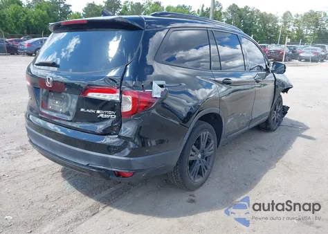 2021 Honda Pilot Awd Black Edition from USA, damaged, VIN 5FNYF6H74MB068508